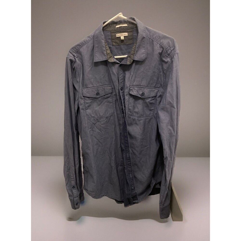 Calvin Klein Modern Fit Shirt Men’s XL Casual Button Down